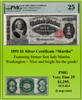 1891 $1 Silver Certificate “Martha”~ PMG VF25 ~ #US-014