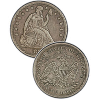 1872 Seated Liberty Dollar
