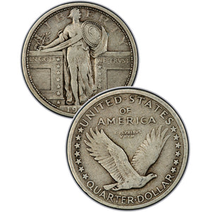 1917-S TYPE 2 Standing Liberty Quarter