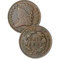 1832 Classic Head Half Cent