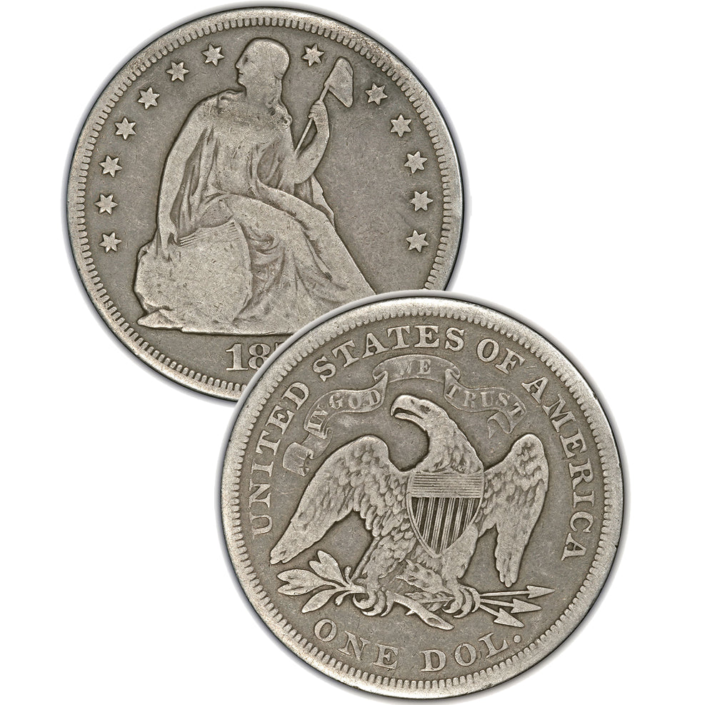 1872 Seated Liberty Dollar