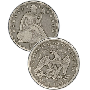 1872 Seated Liberty Dollar