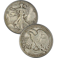 1917-S Obverse MM Walking Liberty Half Dollar