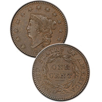 1833 Coronet Matron Head Large Cent