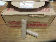 ESTATE SALE ~ TWO Wheat Penny Rolls 100 Cents ~ Old Vintage Brown Wrap!