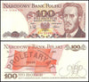 1988 Poland 100 Zlotych “Ludwik Waryński/PROLETARIAT” World Currency, Uncirculated