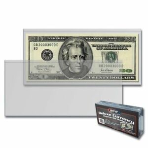 Vinyl Currency Holders - Sold in Groups of 10
